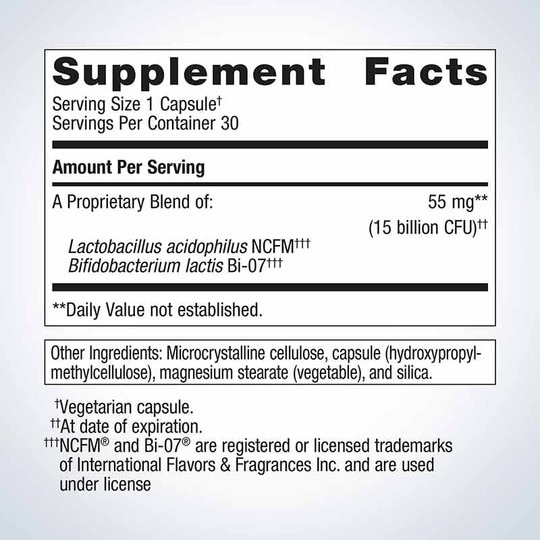 UltraFlora Balance Probiotic, MGS